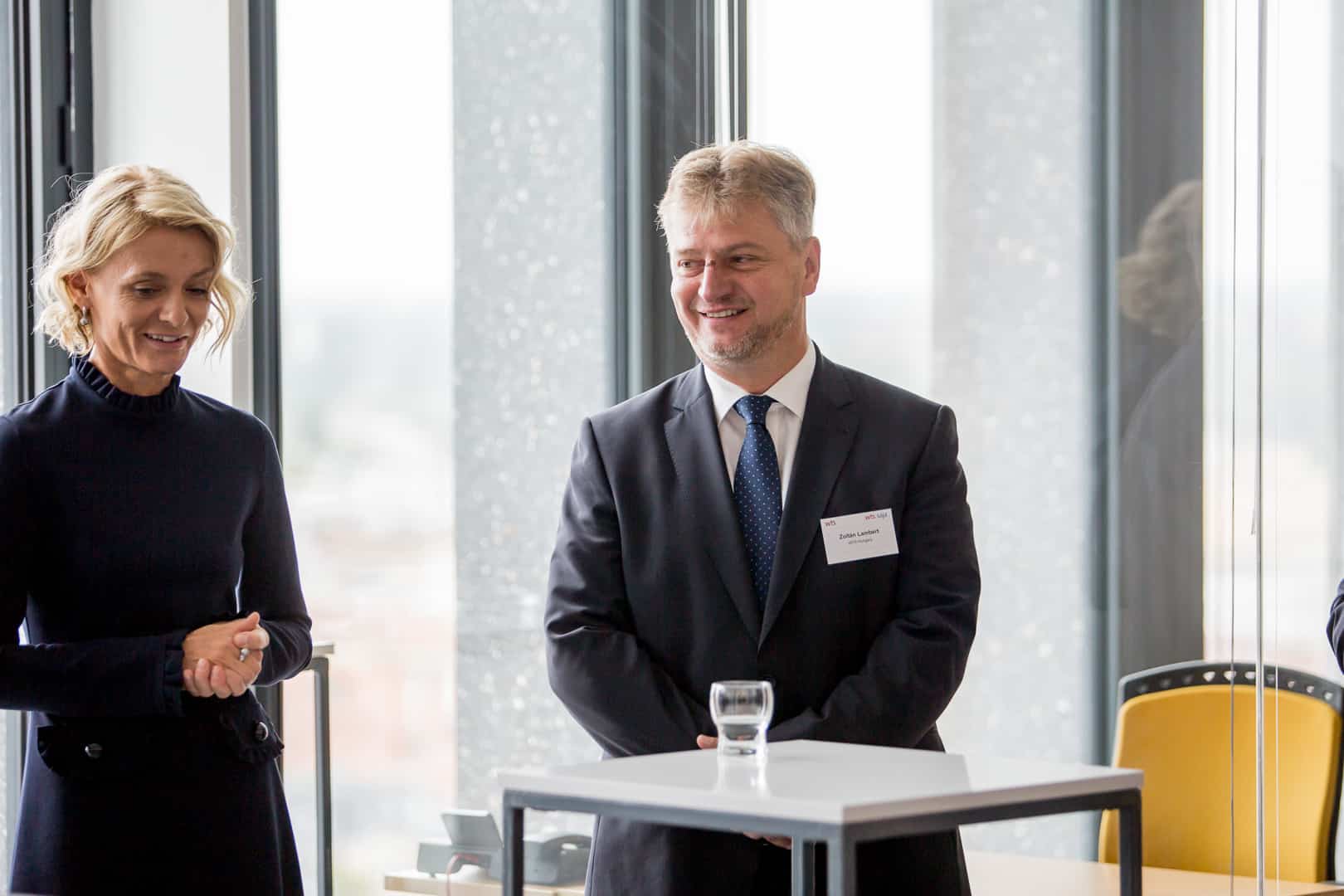 Magdalena Saja (WTS Saja, Managing Partner) and Zoltán Lambert (WTS Klient Hungary, Managing Partner)