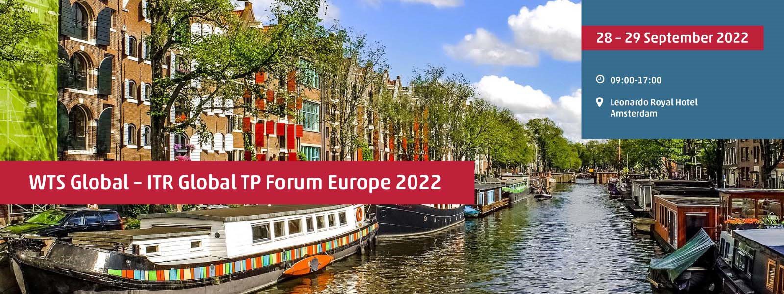 ITR Global TP Forum Europe 2022